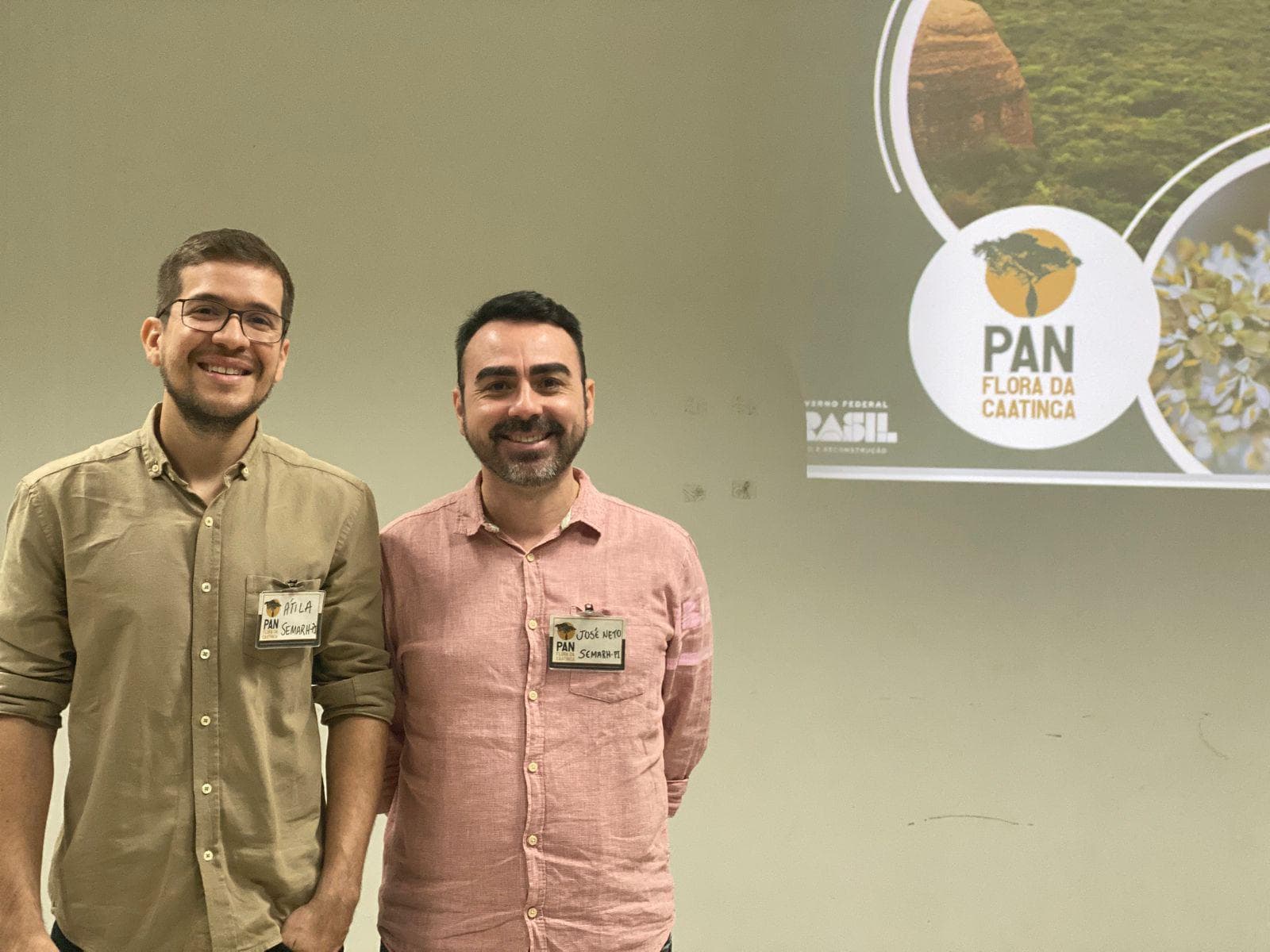 Os auditores fiscais ambientais Átila Mesquita e José Rodrigues