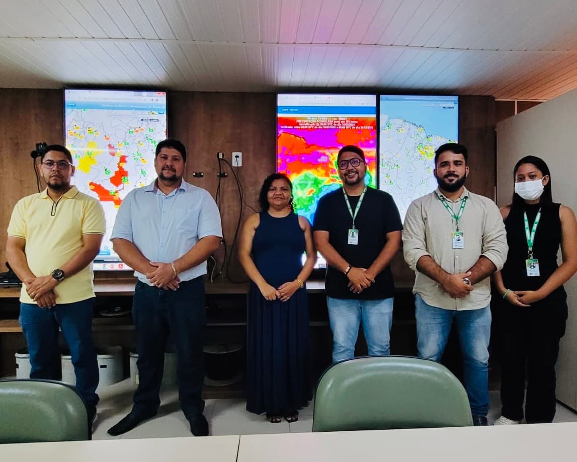 Semarh/Piauí realiza visita técnica à Sala de Situação do Maranhão para firmar parcerias