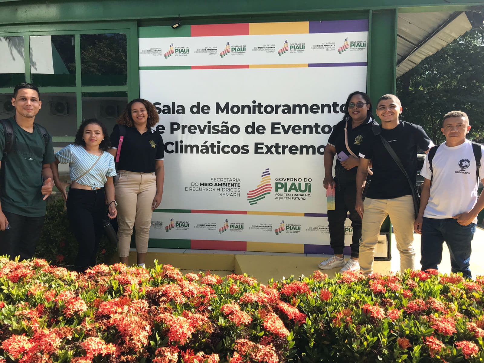 Visita dos alunos da UEMA