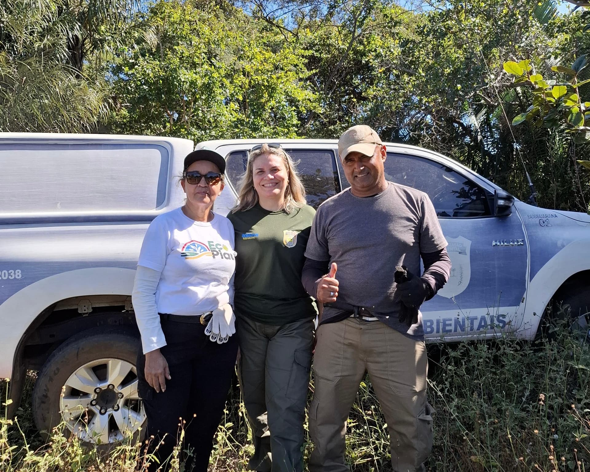 Semarh realiza soltura de 40 animais em área cadastrada na região de Valença