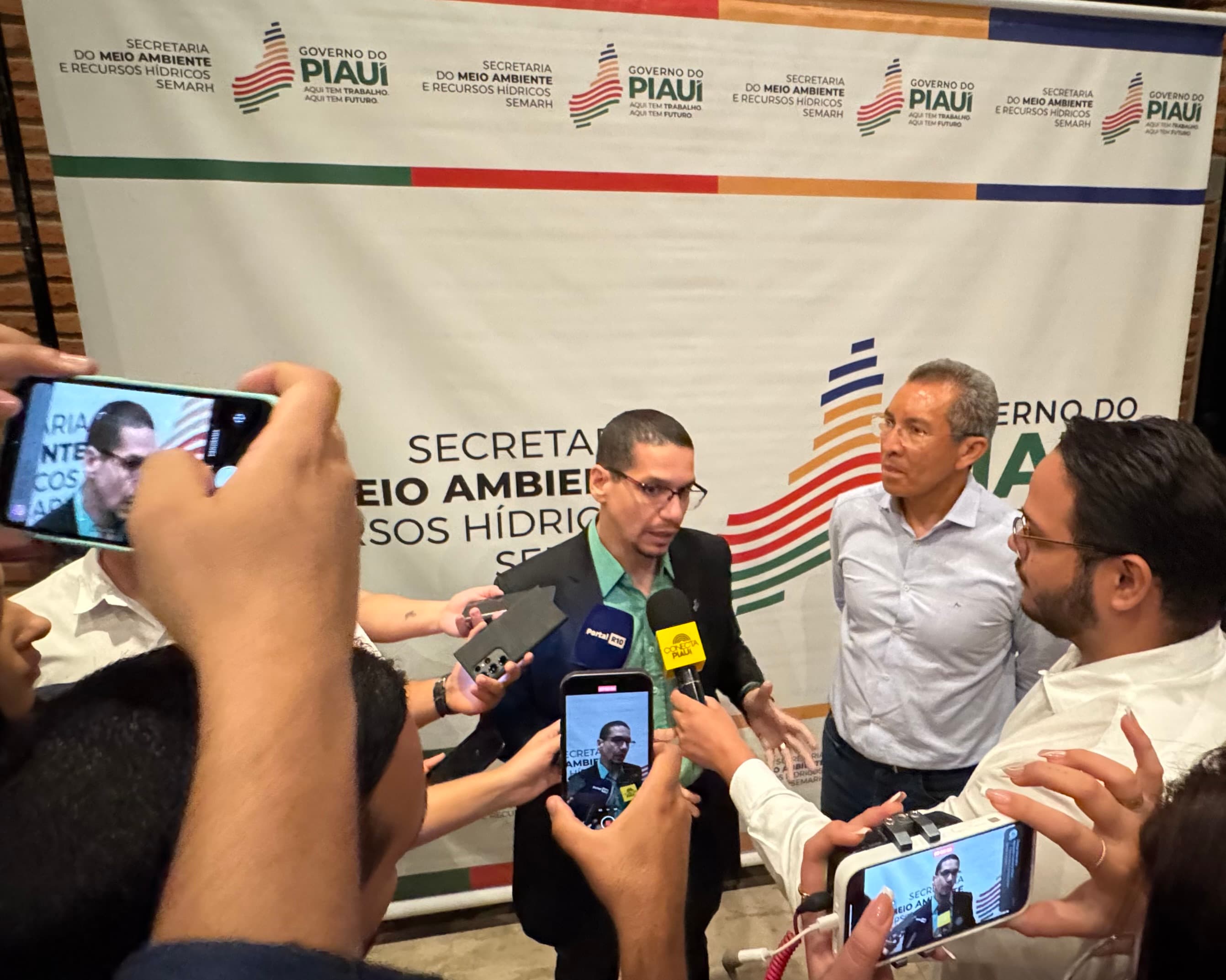 Semarh celebra conquistas ambientais em happy hour com a imprensa piauiense