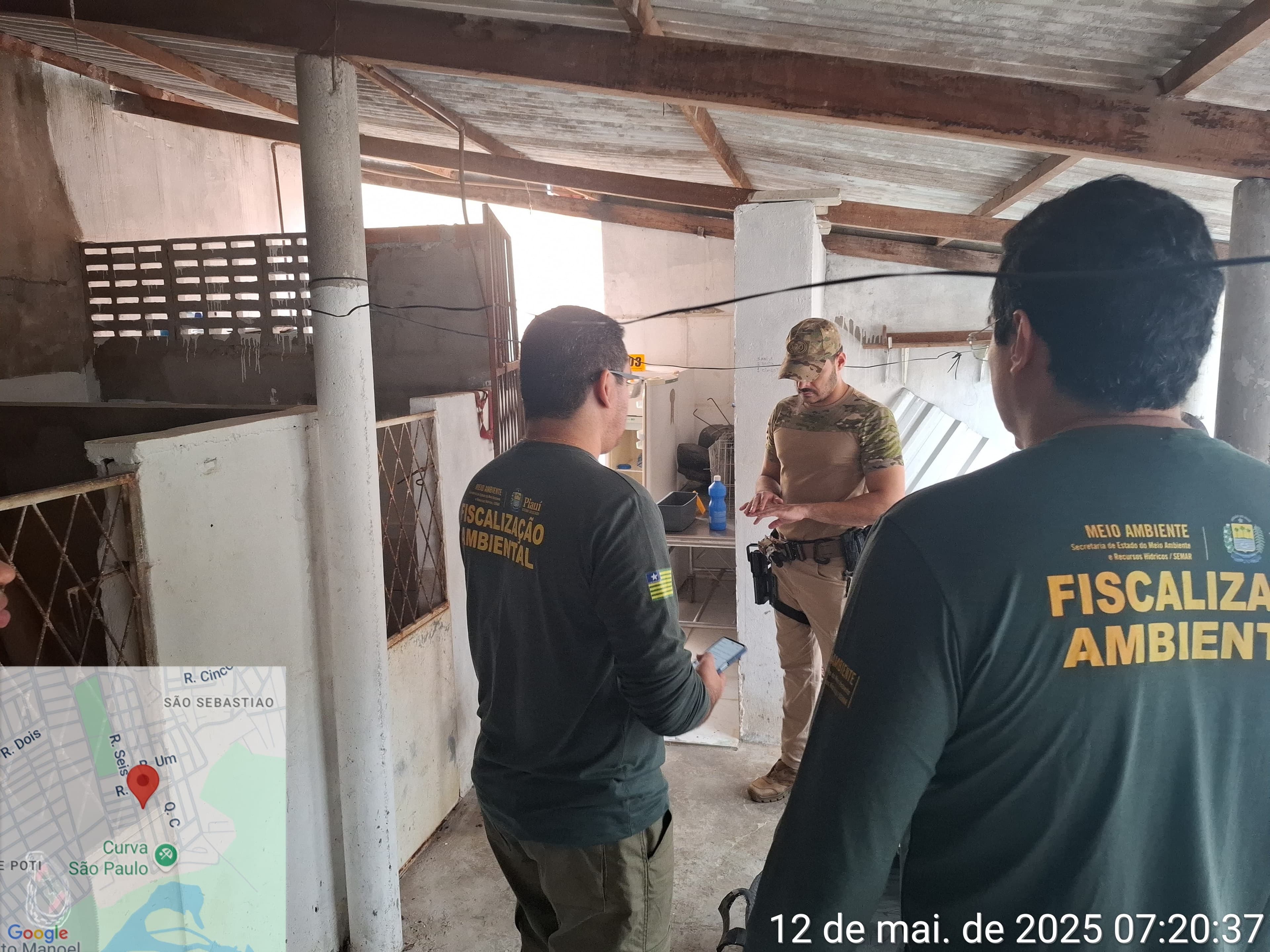 Auditores da Semarh atuaram verificando a situação ambiental dos locais denunciados.